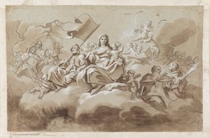 The Virgin and Child Surrounded by Saints by Antonio di Dominici